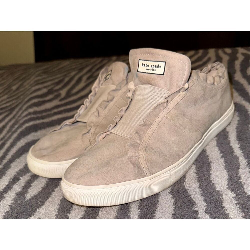 Kate Spade lance ruffle sneakers size 9.5